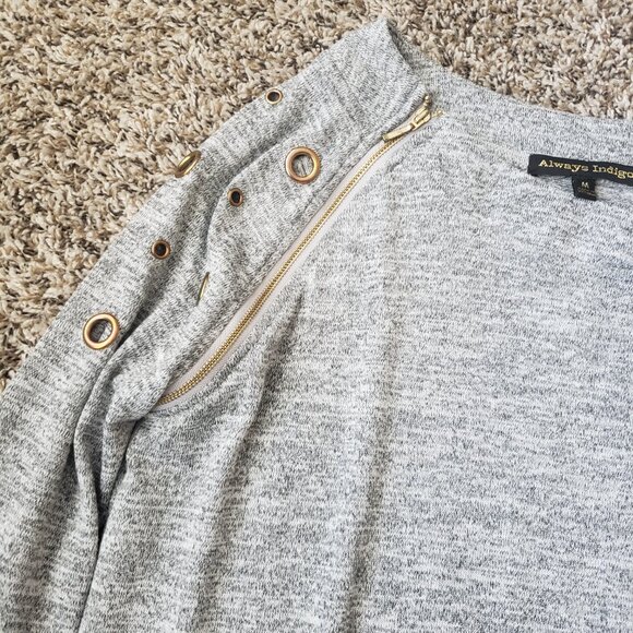 Women's grey sweater - Picture 3 of 4